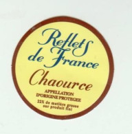 Etiquette Fromage  " CHAOURCE " Bourgogne_ef91 - Fromage