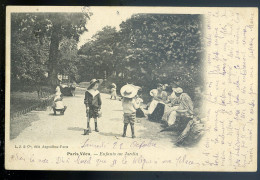 Cpa Du 75 Paris Vécu -- Enfants Au Jardin    STEP168 - Artesanos De Páris