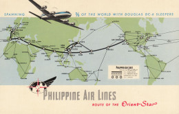 CPA - Carte De La Compagnie Philippines Air Lines - Andere & Zonder Classificatie