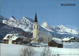 11694976 Wildhaus SG Kath Kirche Mit Churfirsten Wildhaus - Sonstige & Ohne Zuordnung