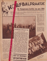 Korfbal Ploeg Riviera & Voorwaarts - Orig. Knipsel Coupure Tijdschrift Magazine - 1934 - Ohne Zuordnung
