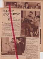 Wielrenner Coureur Maurice Seynaeve Uit Heule - Orig. Knipsel Coupure Tijdschrift Magazine - 1934 - Zonder Classificatie