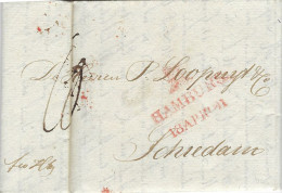 1821 Germany Hamburg To Netherlands - Autres & Non Classés