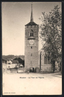 AK Moudon, La Tour De L`Église  - Moudon
