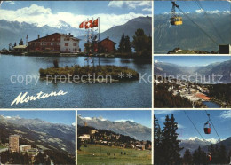 11694656 Montana-Vermala See Und Landschaftspanorama Seilbahnen Montana Vermala - Sonstige & Ohne Zuordnung