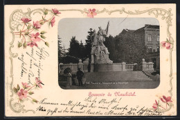 Passepartout-AK Neuchatel, Monument De La République  - Sonstige & Ohne Zuordnung