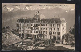 AK St. Beatenberg, Grand Hotel Kurhaus Mit Gebirgswand  - Beatenberg