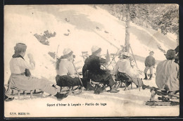 AK Frauen Bei Einer Schlittenpartie, Wintersport  - Sport Invernali