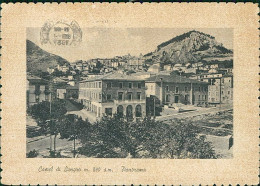 CASTEL DI SANGRO ( L'AQUILA ) PANORAMA - EDIZIONE BOZZELLI - SPEDITA 1957  (20665) - L'Aquila