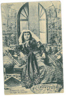 RUS 990 - 23266 ETHNIC Woman From CAUCASSUS, Russia - Old Postcard - Used - 1912 - Rusland