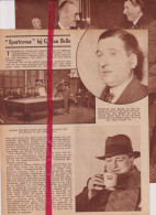 Biljarten, G. Van Belle X De Doncker - Orig. Knipsel Coupure Tijdschrift Magazine - 1934 - Non Classés