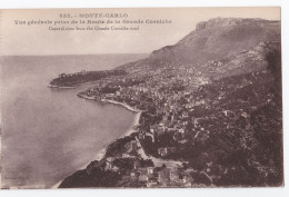Monte-Carlo - Vue Prise De La Route De La Grande Corniche - Monte-Carlo