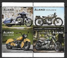 Aland 2018 N° 456/459 Neufs Motos - Ålandinseln