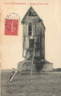 02 SAINT QUENTIN. Moulin De Tout-Vent Avec Meunier 1904 - Saint Quentin