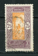 DAHOMEY (RF) - T. COURANT - N° Yvert 63 Obli.  OBLITÉRATION RONDE - Usati