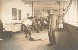 à Bord Paquebot M.V. ASTURIAS * RARE 9 Photos Anciennes* Jeux Pontons Intérieur Extérieur * Jeu Corde Piscine * Asturias - Paquebots