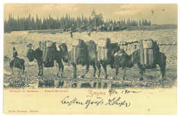 TR 13 - 21665 SMYRNE, Camel Caravan, Turkey - Old Postcard - Used - 1900 - Turquie