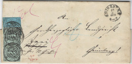 1858 Germany Thurn Und Taxis To Giessen - Andere & Zonder Classificatie
