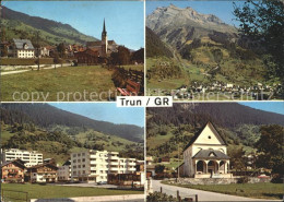 11686786 Trun GR Totalansicht Dorfpartie St Anna Kapelle Trun - Other & Unclassified