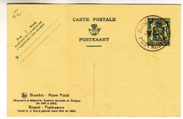Belgique - Carte Postale De 1936 - Entier Postal - Oblit Musée Postal - - Covers & Documents