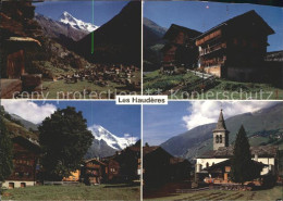 11686616 Les Hauderes Panorama Ortsansichten Kirche Les Hauderes - Sonstige & Ohne Zuordnung
