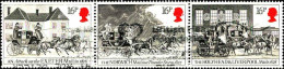 GB Poste Obl Yv:1136/1138 Postal Service Bath-London (Obl.mécanique) - Gebruikt