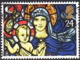 GB Poste Obl Yv:1641 Mi:1422 Madonna & Child St Mary's,Bibury (Beau Cachet Rond) - Usati