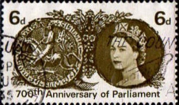 GB Poste Obl Yv: 399 Mi:386x 700th Anniversary Of Parliament (TB Cachet Rond) - Oblitérés