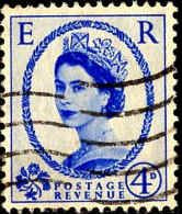 GB Poste Obl Yv: 268 Mi:263X ER Elisabeth II (Lign.Ondulées) - Used Stamps