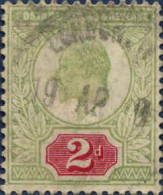 GB Poste Obl Yv: 109 Mi:106A Edouard VII (Beau Cachet Rond) - Used Stamps