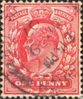 GB Poste Obl Yv: 107 Mi:104A Edouard VII (TB Cachet Rond) - Usados