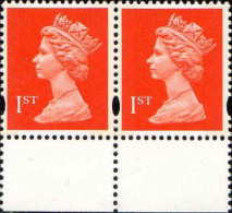 GB Poste N** Yv:1673 Mi:1280CS Queen Elisabeth II (Bord De Feuille) Paire - Unused Stamps