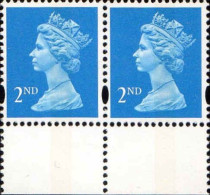 GB Poste N** Yv:1672 Mi:1216CS Queen Elisabeth II (Bord De Feuille) Paire - Unused Stamps