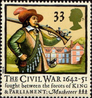 GB Poste N** Yv:1626 Mi:1407 The Civil War Musketeer - Ungebraucht