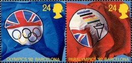 GB Poste N** Yv:1621/1622 Jeux Olympiques D'été Barcelone - Ungebraucht