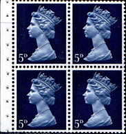 GB Poste N** Yv: 477 Mi:457 Queen Elisabeth II (Bloc De 4) Provenant De Carnet - Unused Stamps