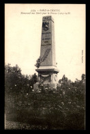 01 - BAGE-LE-CHATEL - MONUMENT AUX MORTS - Ohne Zuordnung