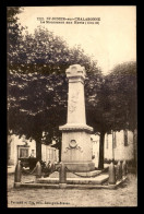 01 - ST-DIDIER-SUR-CHALARONNE - MONUMENT AUX MORTS - Non Classés