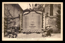 01 - CHATILLON-DE-MICHAILLE - MONUMENT AUX MORTS - Unclassified