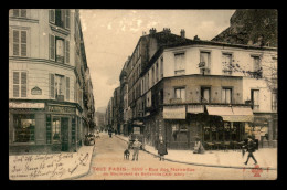 75 - PARIS - 20EME - TOUT PARIS N°1589 - RUE DES MORONITES AU BOULEVARD DE BELLEVILLE - CARTE COLORISEE - EDITEUR FLEURY - District 20