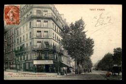 75 - PARIS - 20EME - TOUT PARIS N°1242 - AVENUE PHILIPPE AUGUSTE ANGLE DU BOULEVARD DE CHARONNE - EDITEUR FLEURY - Arrondissement: 20