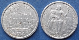 FRENCH POLYNESIA - 1 Franc 1984 KM# 11 French Overseas Territory - Edelweiss Coins - Frans-Polynesië