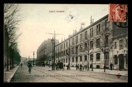 75 - PARIS - 11EME - TOUT PARIS N°835 - ECOLE DES FILLES AVENUE DE LA REPUBLIQUE  - CARTE ANCIENNE COLORISEE - Paris (11)