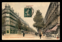 75 - PARIS - 9EME - TOUT PARIS N°698 - AVENUE TRUDAINE A LA RUE DES MARTYRS - CARTE ANCIENNE COLORISEE - EDITEUR FLEURY - District 09