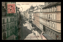 75 - PARIS - 3EME - TOUT PARIS N°1117 - LA RUE DE TURENNE PRISE DE LA RUE DES FRANCS-BOURGEOIS - COLORISEE - FLEURY - Arrondissement: 03