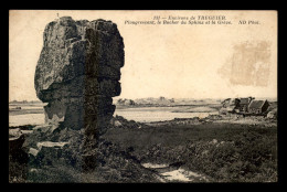 22 - PLOUGRESCANT - LE ROCHER DU SPHINX ET LA GREVE - Plougrescant