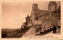 N°2779 W -cpa Carcassonne -la Cité- Tours Sarrazine- - Carcassonne