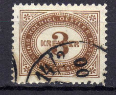 Österreich 1894 Portomarken Mi 3 F, Gestempelt, Zähnung 12 1/2 [170524XIV] - Used Stamps
