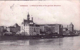 91 - Essonne -  CORBEIL  -  L Hotel De Ville Et Les Grands Moulins - Corbeil Essonnes