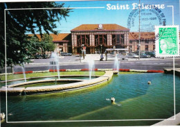 42 - Loire -  SAINT ETIENNE -  La Gare S N C F - Saint Etienne